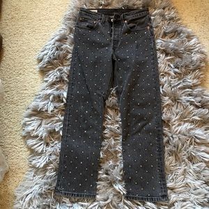 Levi’s 501 Original Rhinestone Jeans